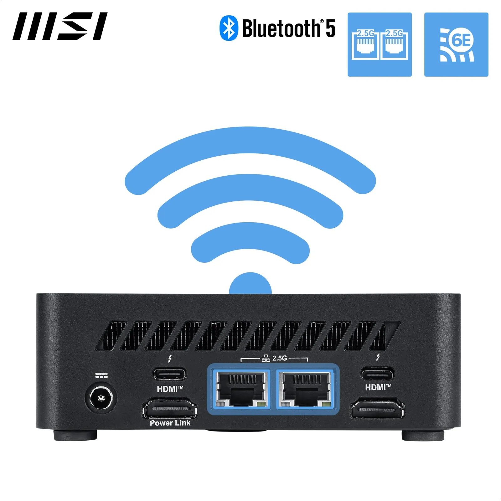 MSI Cubi NUC AI 1UMG-023DE Mini-PC — komplekti sisu