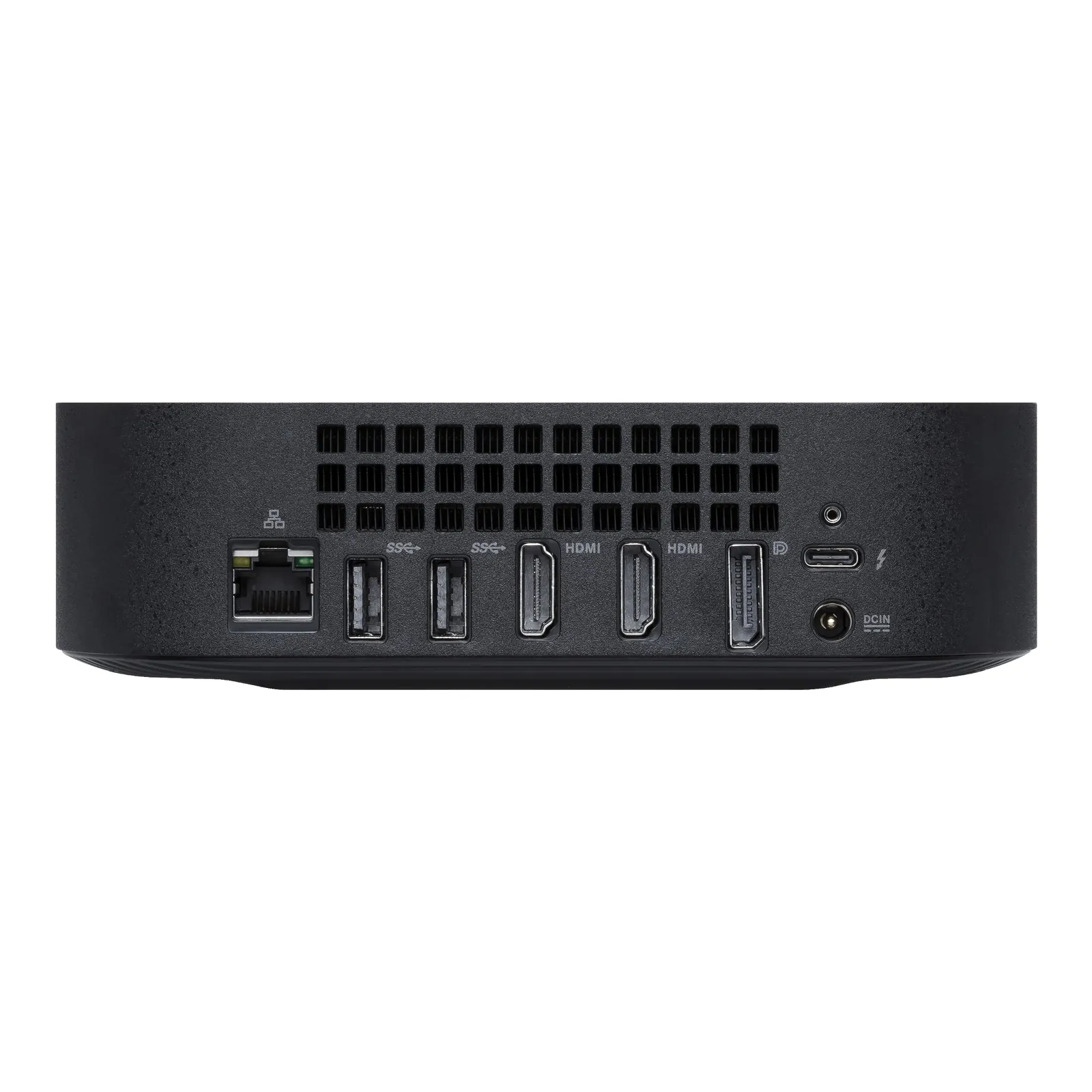 ASUS Chromebox 5 Mini-PC i7-1260P, 16GB RAM, 256GB SSD — eestvaade ja pordid