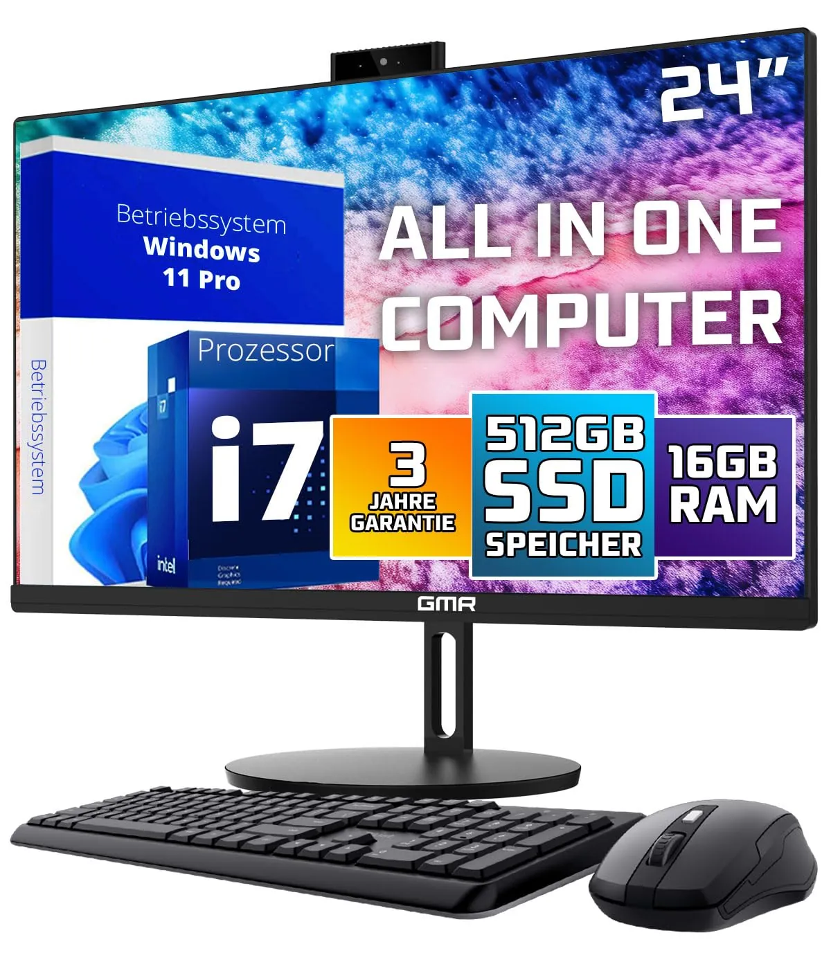 GMR AIO-B245 All-in-One arvuti i7 protsessoriga — peamine toote vaade