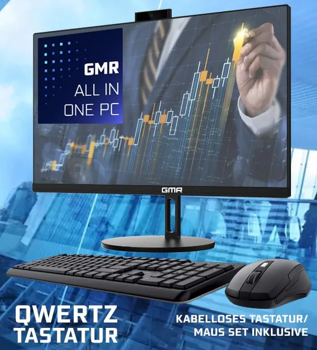 GMR AIO-B245 All-in-One arvuti i7 protsessoriga — taga- või küljevaade