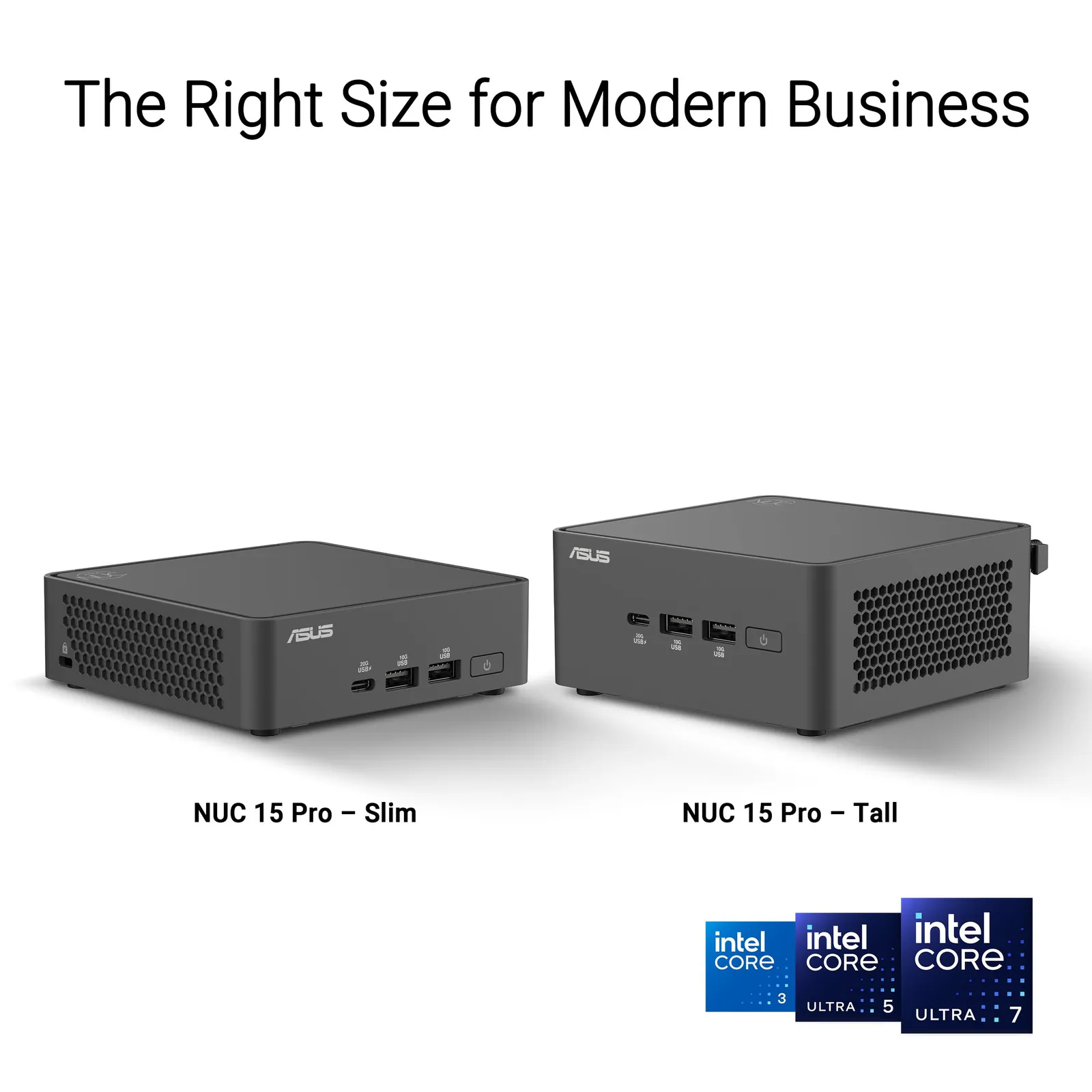 ASUS NUC 15 Performance Mini PC – Kompaktne ja Võimas — lähivaade detailidele