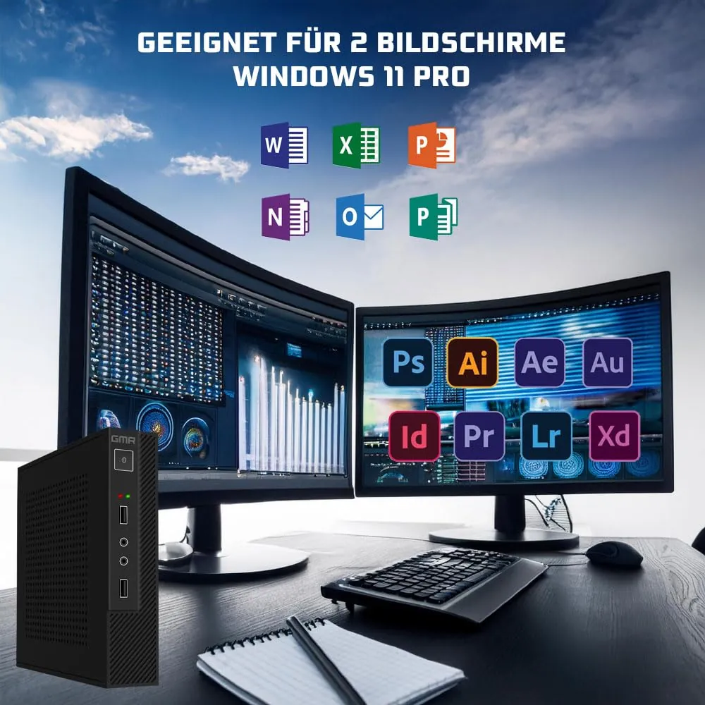 GMR Ultra Smart Mini i7 kontorikompuuter — kasutuskontekst