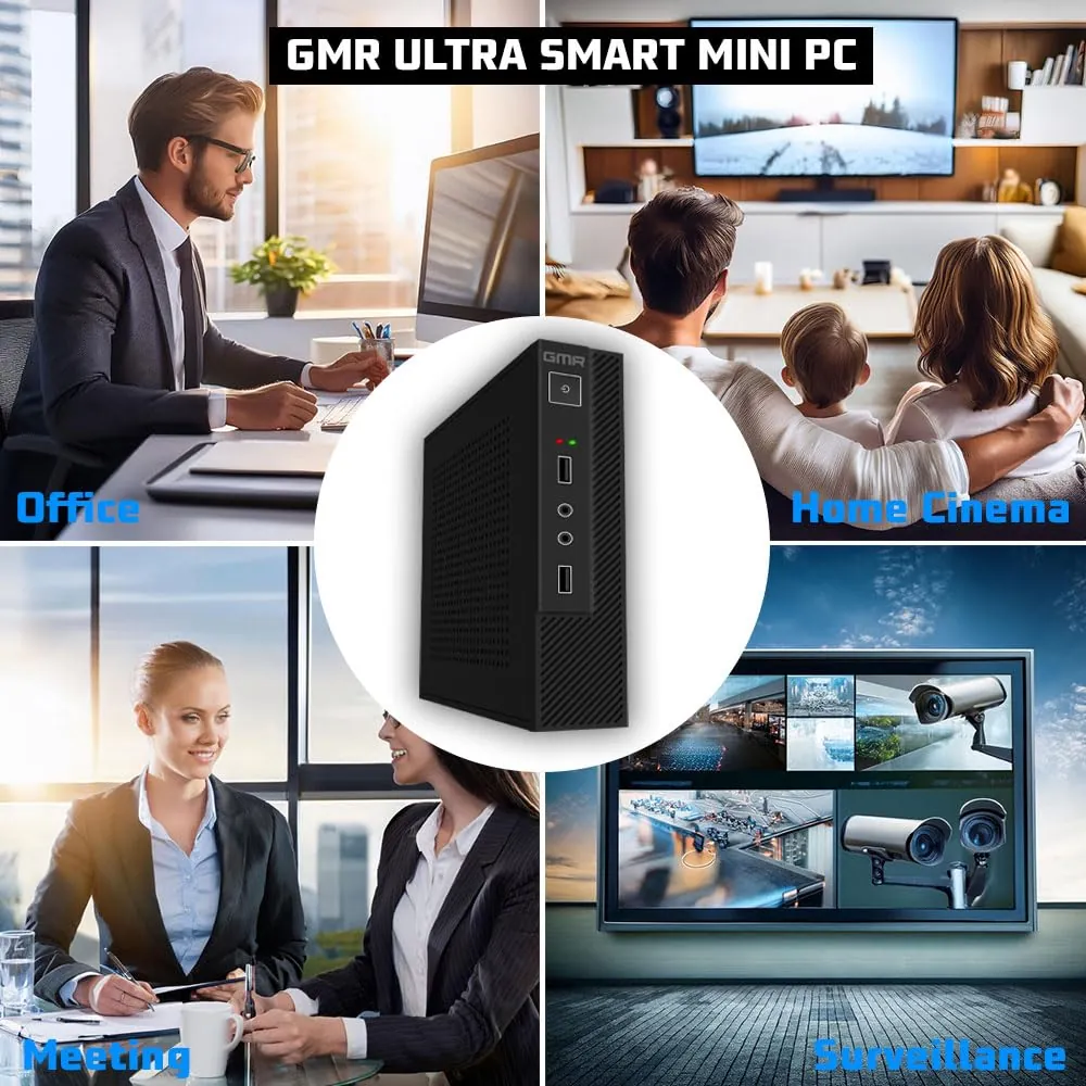 GMR Ultra Smart Mini i7 kontorikompuuter — komplekti sisu