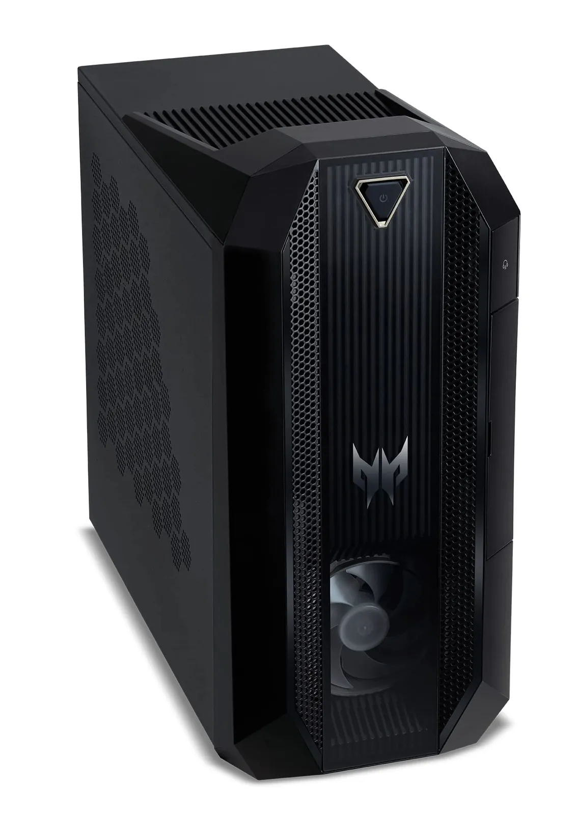 Acer Predator Orion 3000 PO3-630 Gaming-PC — eestvaade ja pordid