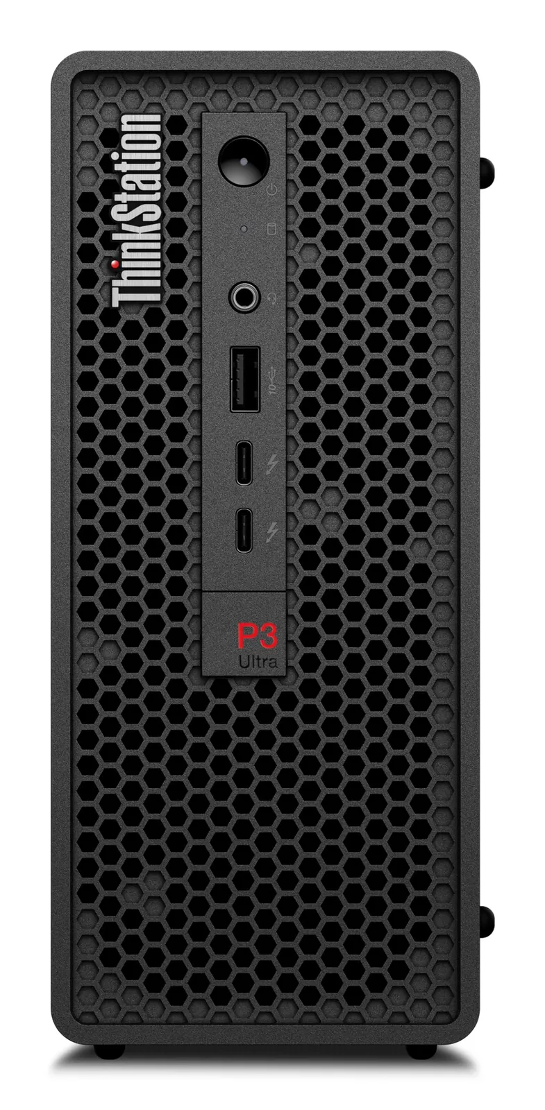 Lenovo ThinkStation P3 Ultra CFF – i7-14700, 32GB RAM — eestvaade ja pordid