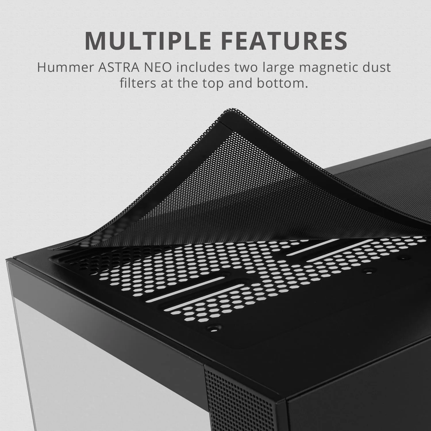 NOX Hummer Astra NEO Black ATX Mid-Tower korpus — kasutuskontekst