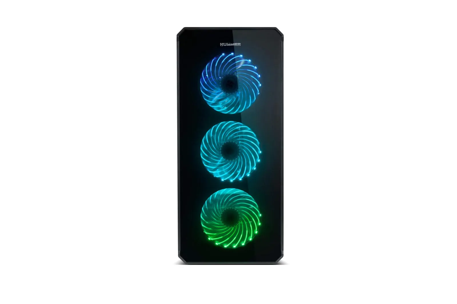 NOX Hummer TGX RGB ATX pooltornkorpus — taga- või küljevaade