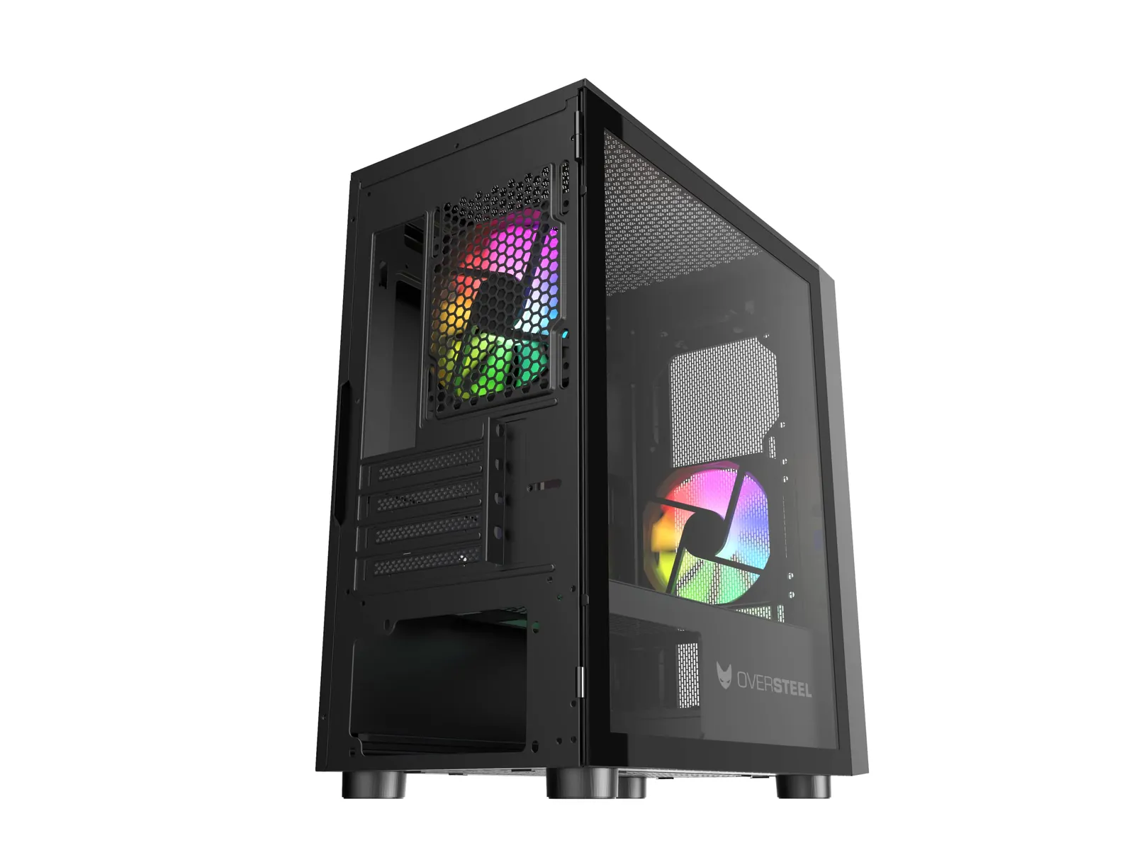 Oversteel Aeris Gaming PC korpus Micro ATX/ITX — kasutuskontekst