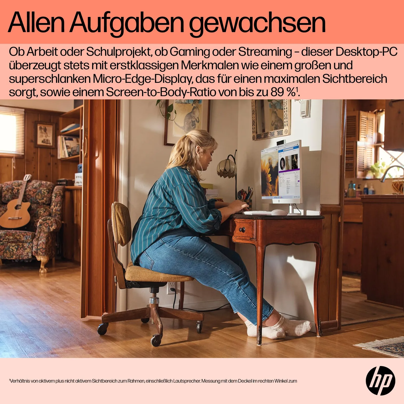 HP All-in-One 23,8" FHD puutetundlik arvuti — komplekti sisu