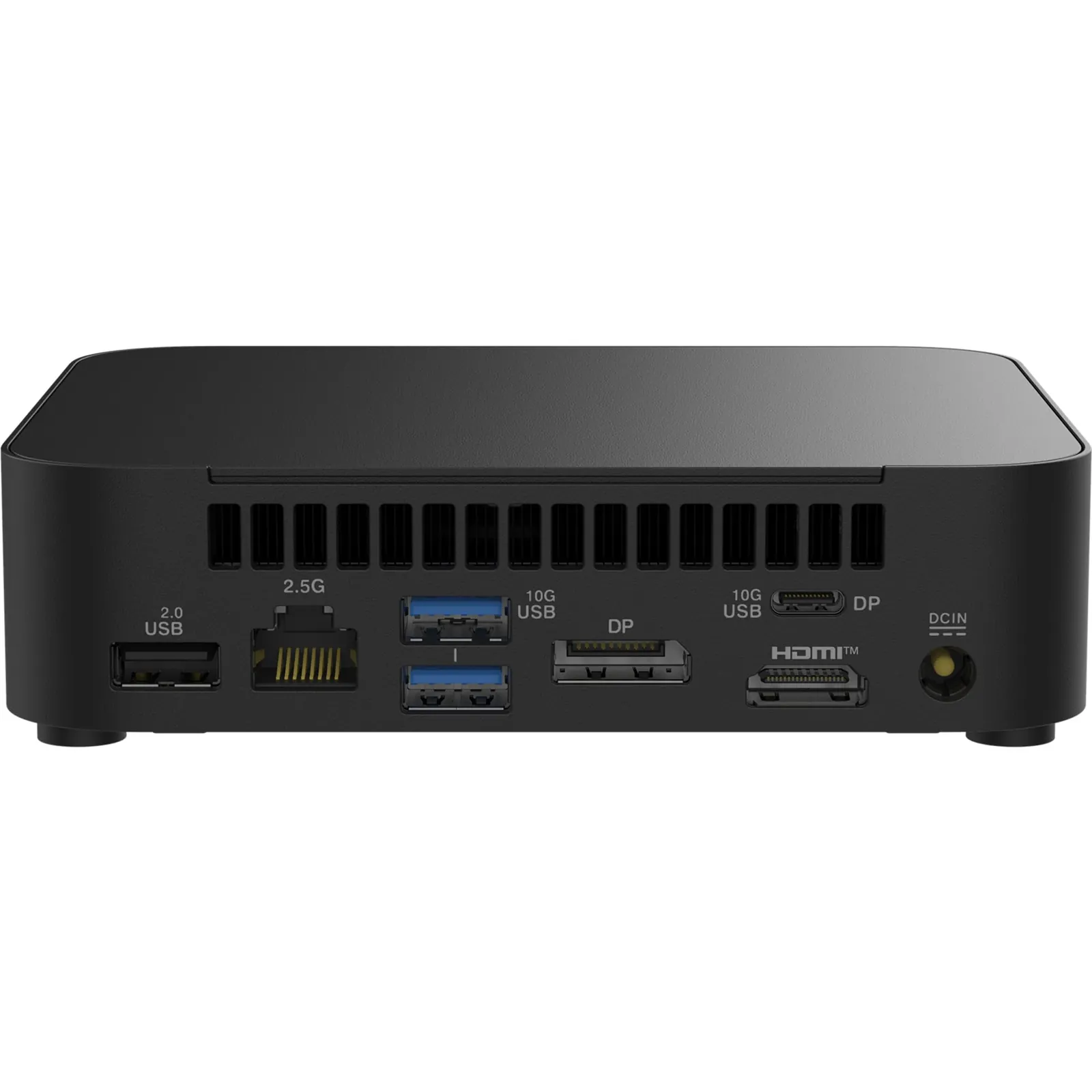 ASUS NUC 14 Essential N150 Mini-PC — taga- või küljevaade