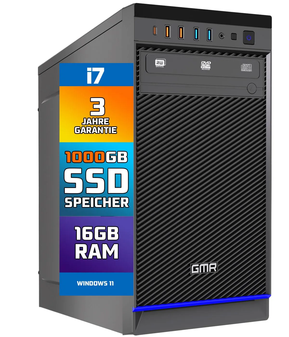 GMR Ultra i7 Office PC – Äriklassi Lauaarvuti — peamine toote vaade