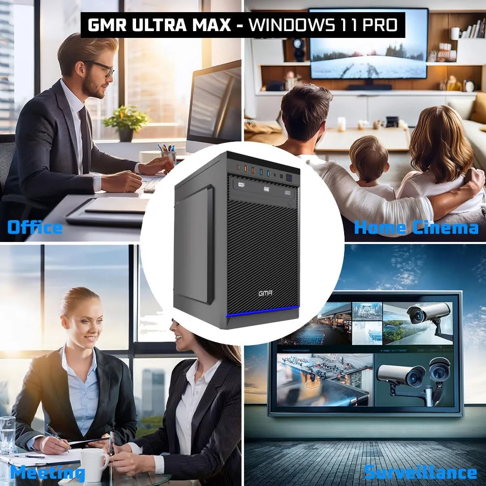 GMR Ultra i7 Office PC – Äriklassi Lauaarvuti — komplekti sisu