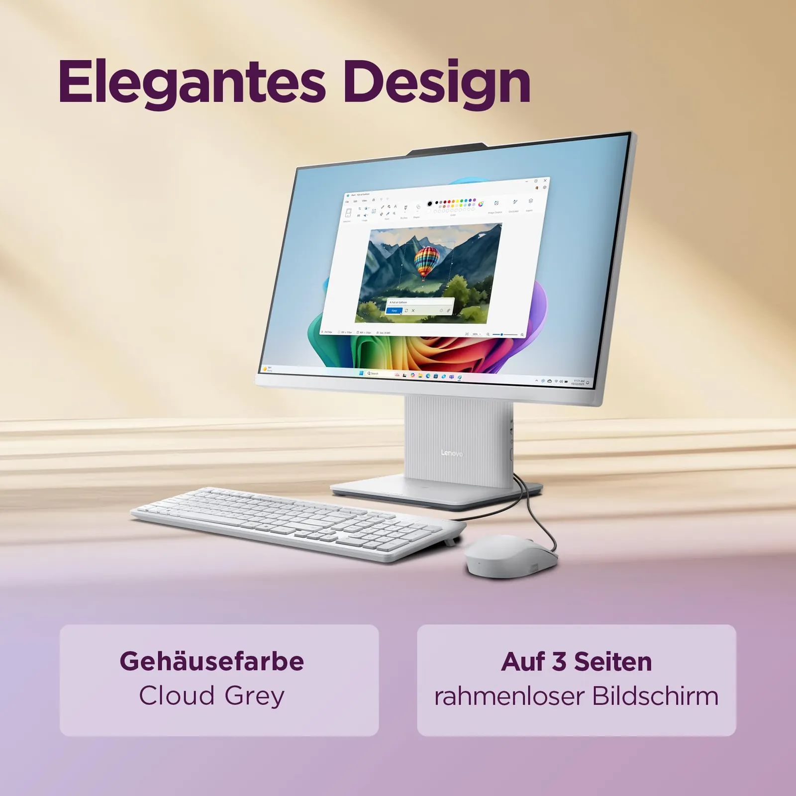 Lenovo IdeaCentre AIO 24PC: Ryzen 7, 16GB RAM, 1TB SSD — kasutuskontekst