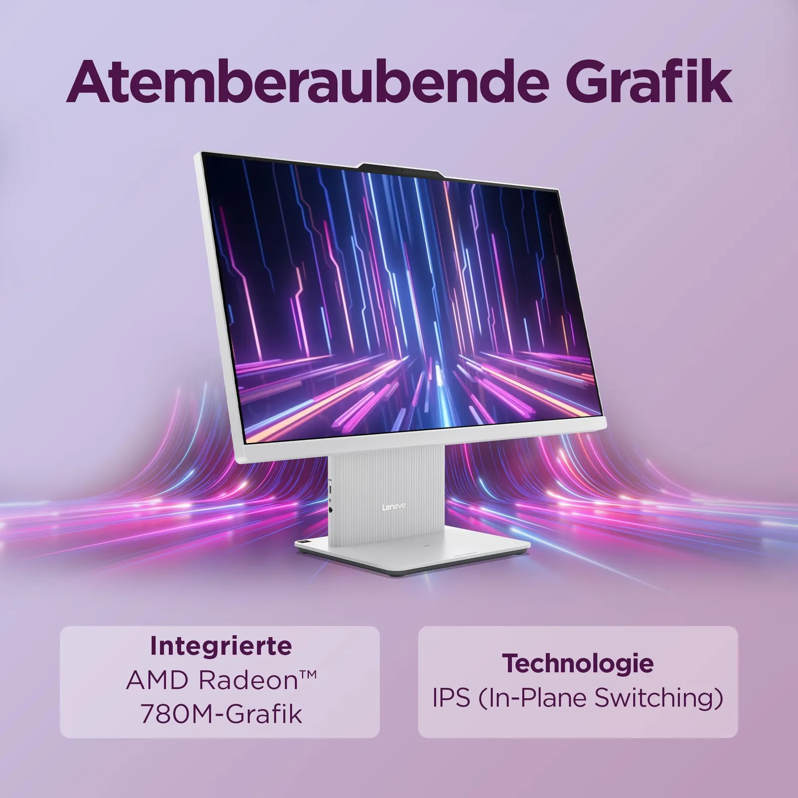 Lenovo IdeaCentre AIO 24PC: Ryzen 7, 16GB RAM, 1TB SSD — komplekti sisu