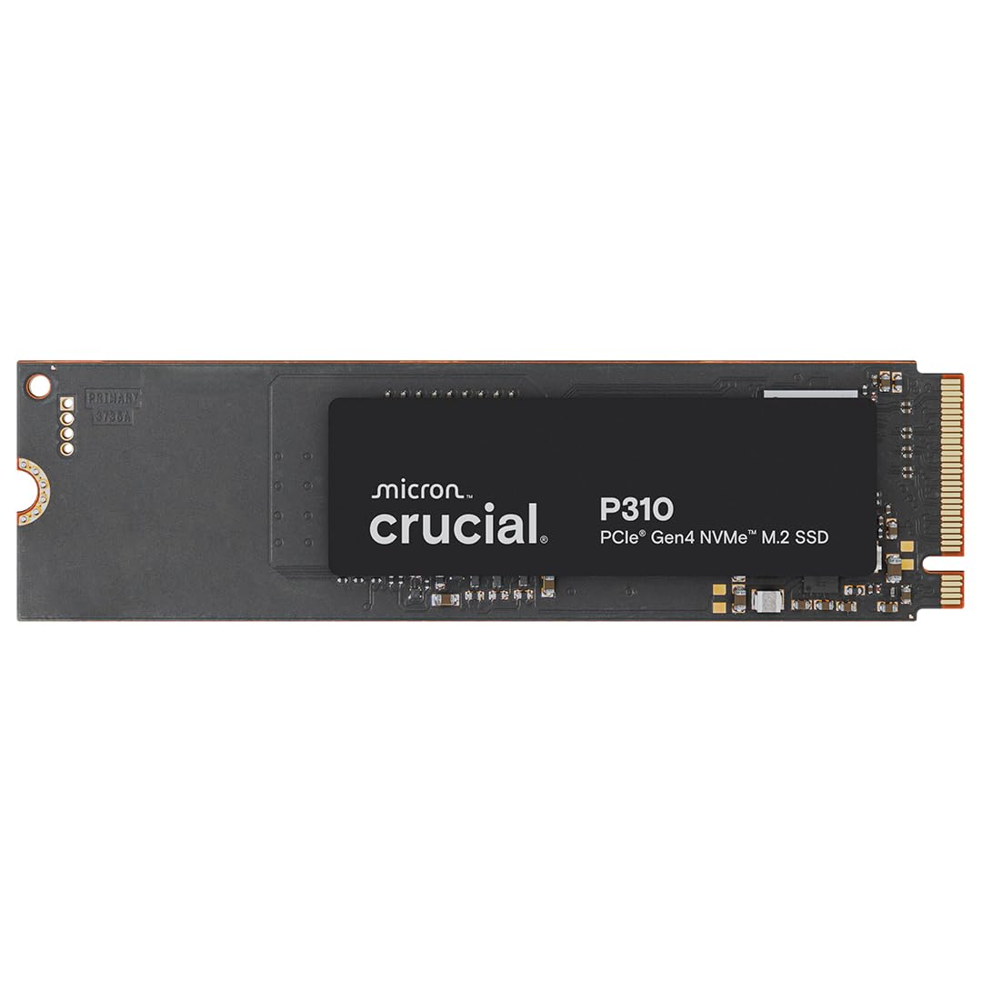 Crucial P310 NVMe SSD 500 GB M.2 2280 plaat pealtvaates