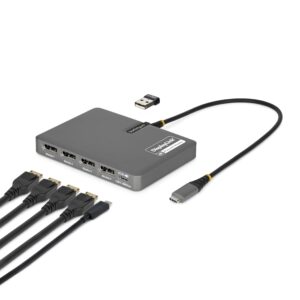 StarTech USB-C adapter 4 monitorile