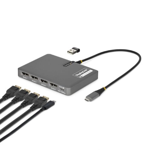 StarTech USB-C adapter 4 monitorile